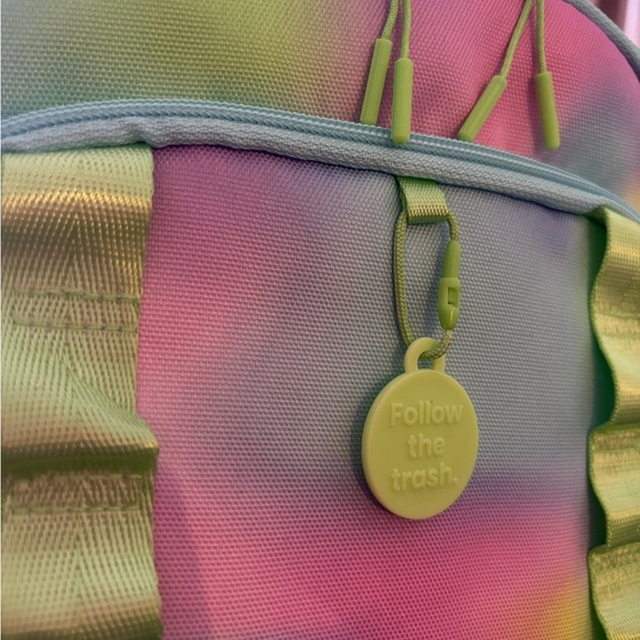 🩷💜LOGAN  ecotech backpack in blue and pink tie-dye 17”🩷💜 - Picture 9 of 10